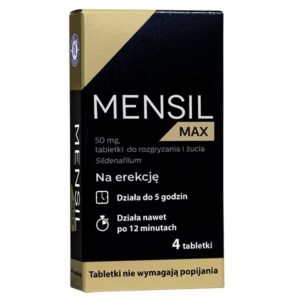 Mensil Max 50 mg, 4 chewable tablets