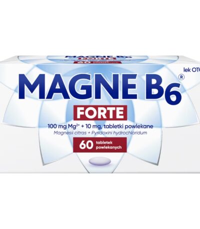 Magne B6 Forte 100 mg + 10 mg, 60 coated tablets