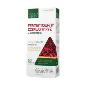 Medica Herbs FERMENTED RED RICE + ARTICHOKE circulation 80 capsules