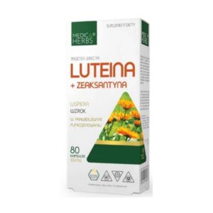 Medica Herbs Lutein + Zeaxanthin 100 mg eyesight 80 capsules