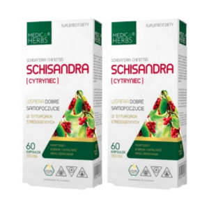 Medica Herbs SCHISANDRA SCHITZERLAND liver 2 x 60 capsules
