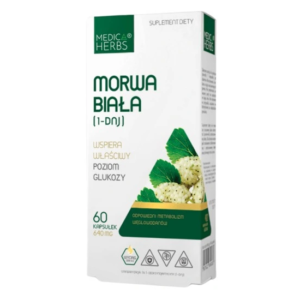 Medica Herbs White Mulberry SUGAR LEVEL WEIGHT LOSS 60 caps.