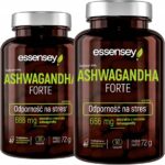 ASHWAGANDHA FORTE 666mg Strong Extract Stress Sleep Relaxation Ashwagandha Root (Set of 2)