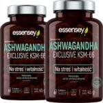 ASHWAGANDHA PREMIUM KSM-66 ROOT EXTRACT MAX PORTION STRESS SLEEP RELAXATION