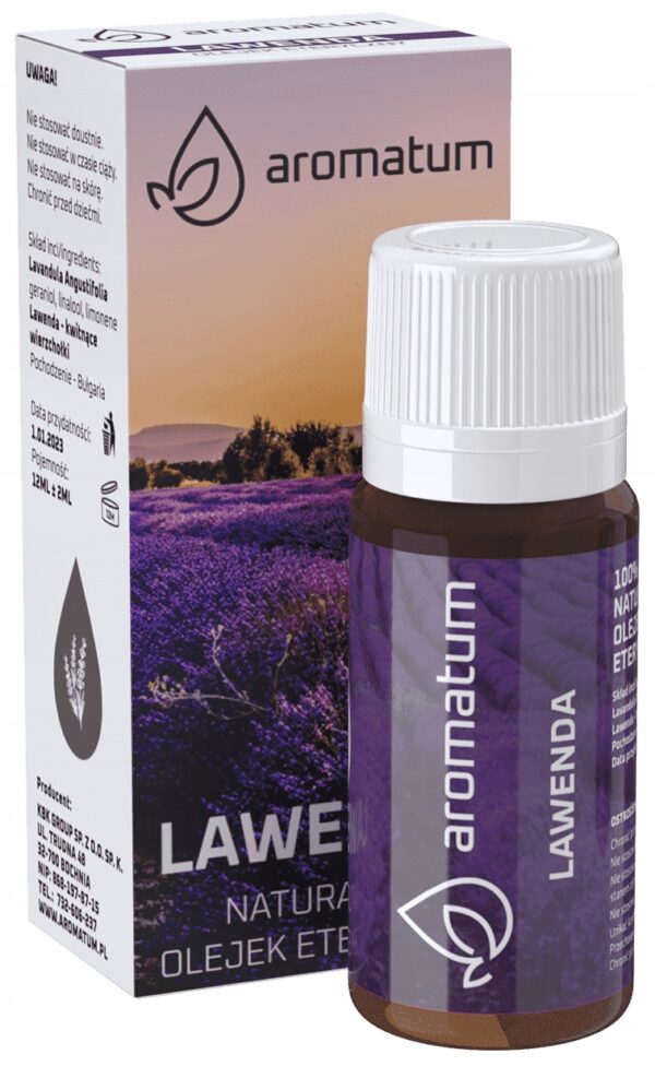 Aromatum ESSENTIAL OIL 100% Natural LAVENDER - Image 1