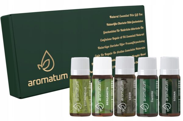 Aromatum GIFT SET 5 ESSENTIAL OILS 100% - Image 1