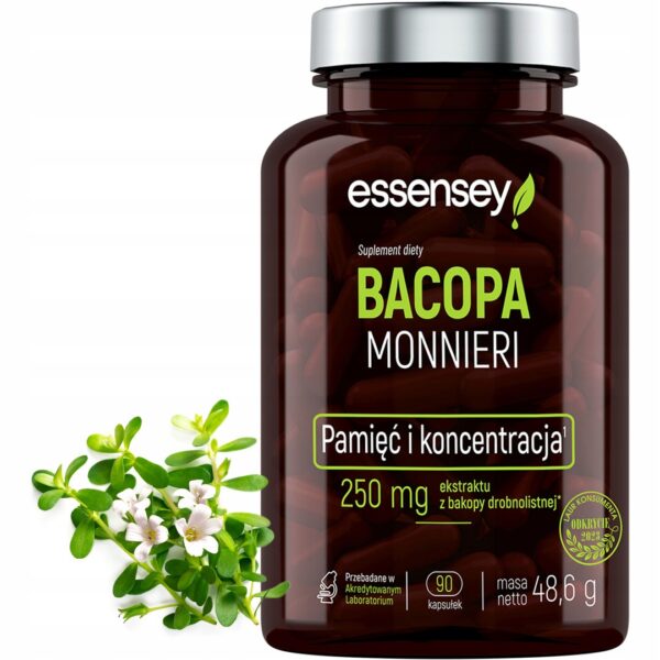 BACOPA MONNIERI BRAHMI STRONG EXTRACT MEMORY CONCENTRATION BRAIN BACOPA (Set of 2) - Image 2