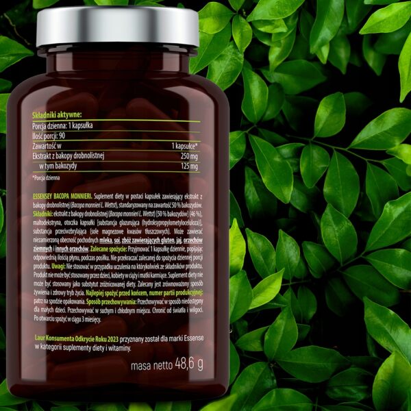 BACOPA MONNIERI BRAHMI STRONG EXTRACT MEMORY CONCENTRATION BRAIN BACOPA (Set of 2) - Image 7