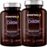 CHROMIUM PICOLINATE FORTE MAX PORTION FOR 120 DAYS METABOLISM SUGAR GLUCOSE VEGAN (Set of 2)
