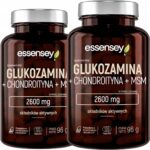 GLUCOSAMINE + CHONDROITIN SULFATE + MSM 2600MG FOR SENIOR ATHLETES (Set of 2)