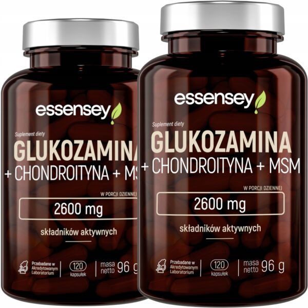 GLUCOSAMINE + CHONDROITIN SULFATE + MSM 2600MG FOR SENIOR ATHLETES (Set of 2) - Image 1