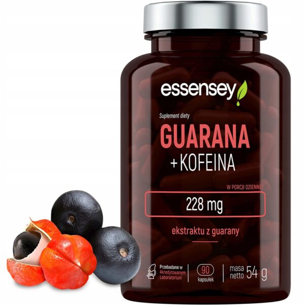 GUARANA 228MG + CAFFEINE 200MG STRONG EXTRACT 180 DAYS CERTIFIED FACTORY (Set of 2) - Image 2