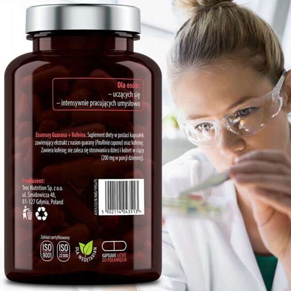 GUARANA 228MG + CAFFEINE 200MG STRONG EXTRACT 90 DAYS CERTIFIED FACTORY - Image 4