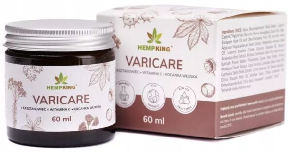 HEMPKING Varicare HEMP OINTMENT FOR CAPILLARIES Horse Chestnut VITAMIN C KILLER - Image 1