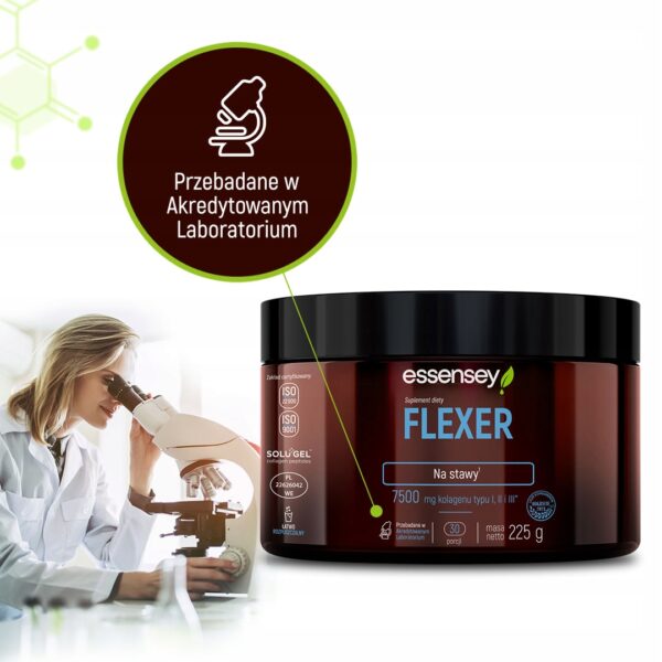 COLLAGEN FLEX FORTE 7500MG FOR JOINTS COMPLEX 10 INGREDIENTS VIT C MSM HYALURON - Image 2