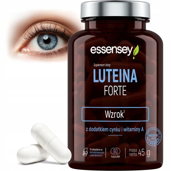 LUTEIN FORTE + VITAMIN A + ZINC FOR EYES VISION MAX PORTION 180 DAYS VEGAN (Set of 2) - Image 2