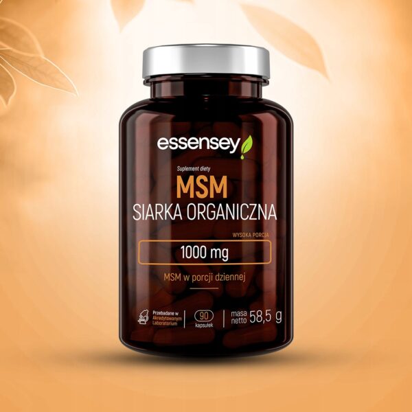 MSM ORGANIC SULFUR UP TO 1000 MG HIGH PORTION FOR ATHLETES 90 VEGAN CAPS - Image 4