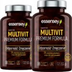 PREMIUM MULTIVITAMIN 26 INGREDIENTS VITAMIN C D3 B COMPLEX MAGNESIUM GINSENG (Set of 2)