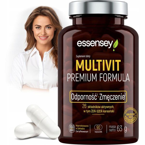 PREMIUM MULTIVITAMIN 26 INGREDIENTS VITAMIN C D3 B COMPLEX MAGNESIUM GINSENG (Set of 2) - Image 2