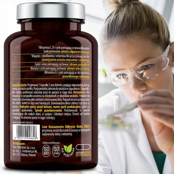 PREMIUM MULTIVITAMIN 26 INGREDIENTS VITAMIN C D3 B COMPLEX MAGNESIUM GINSENG (Set of 2) - Image 6