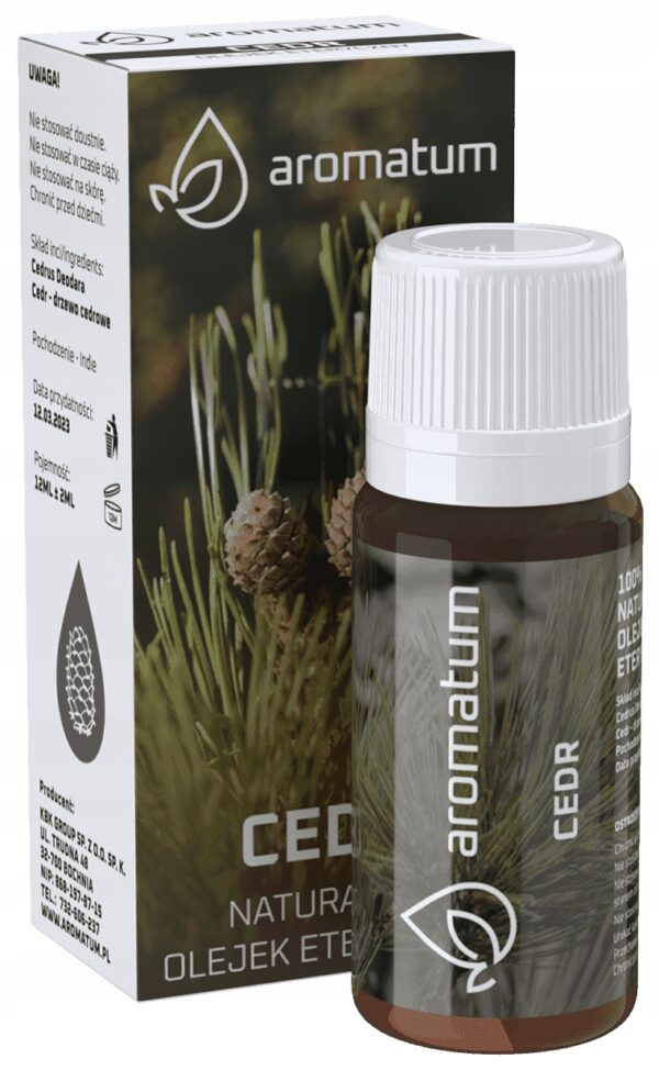 ESSENTIAL OIL 100% Natural CEDAR Cedar 12ml - Image 1