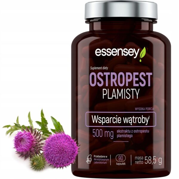 MILK THISTLE 500mg STRONG SEED EXTRACT LIVER DIGESTION HEART (Set of 2) - Image 2