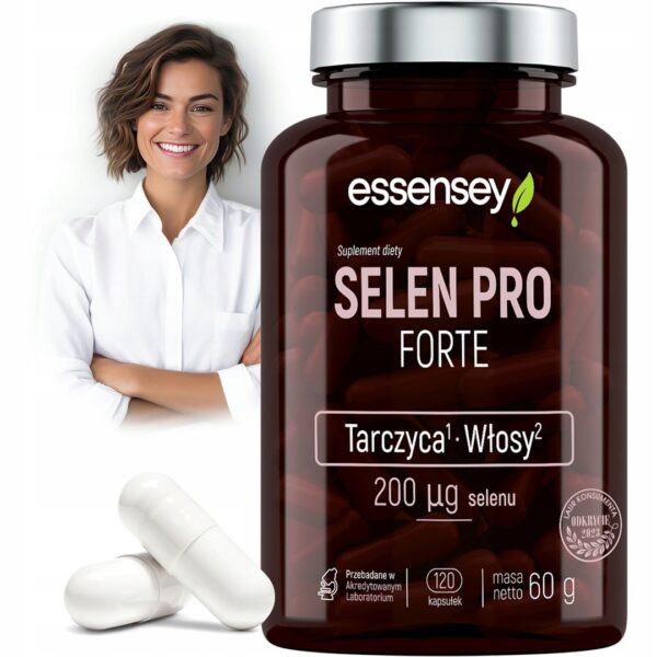 SELEN PRO FORTE Organic For Healthy Skin Hair L-SELENOMETHIONINE Thyroid - Image 1