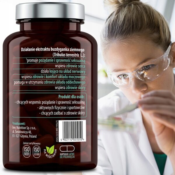 TRIBULUS FORTE THE STRONGEST EXTRACT 95% TESTOSTERONE SEX LIBIDO POTENCY - Image 5