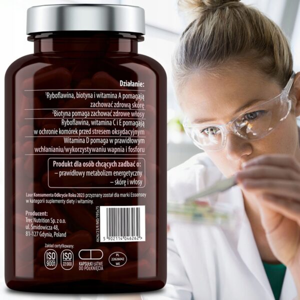 VITAMINS FOR WOMEN + COLLAGEN + BIOTIN FOR SKIN HAIR METABOLISM 90 CAPS - Image 5