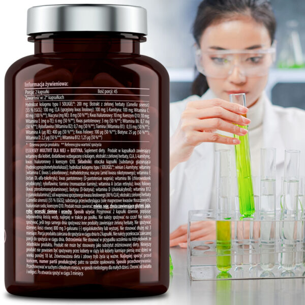 VITAMINS FOR WOMEN + COLLAGEN + BIOTIN FOR SKIN HAIR METABOLISM 90 CAPS (Set of 2) - Image 7