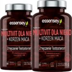 VITAMINS FOR MEN 18 INGREDIENTS FOR VITALITY LIBIDO TESTOSTERONE ENERGY (Set of 2)