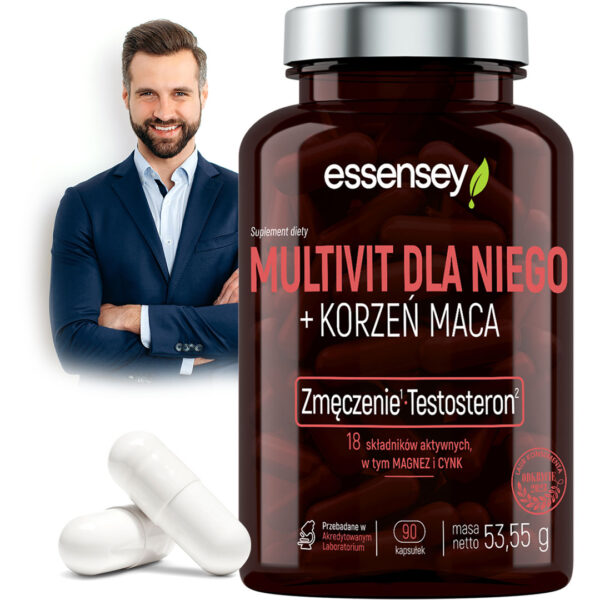 VITAMINS FOR MEN 18 INGREDIENTS FOR VITALITY LIBIDO TESTOSTERONE ENERGY (Set of 2) - Image 2