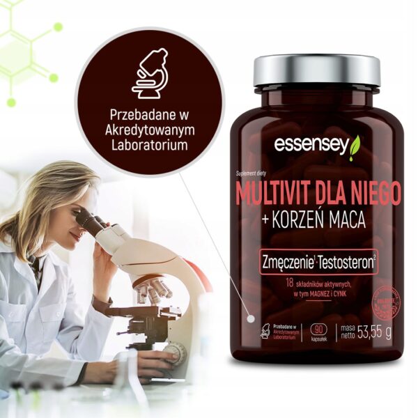 VITAMINS FOR MEN 18 INGREDIENTS FOR VITALITY LIBIDO TESTOSTERONE ENERGY (Set of 2) - Image 3