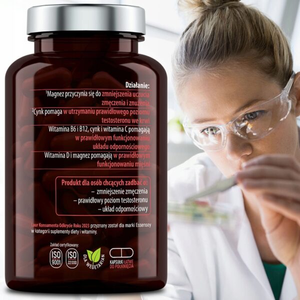 VITAMINS FOR MEN 18 INGREDIENTS FOR VITALITY LIBIDO TESTOSTERONE ENERGY (Set of 2) - Image 6