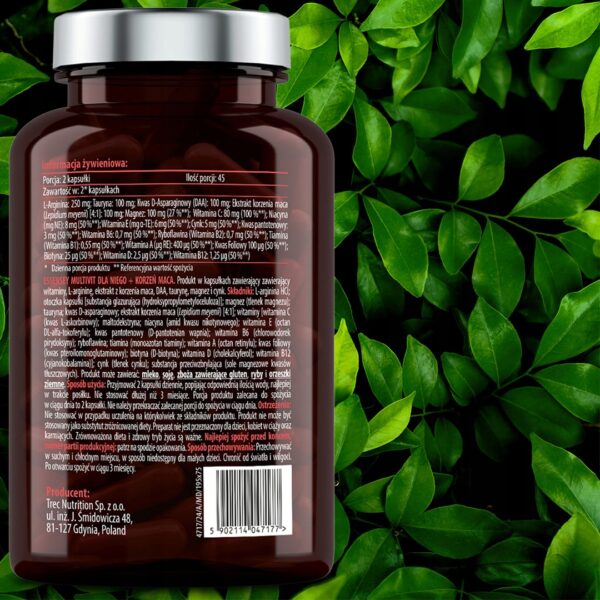 VITAMINS FOR MEN 18 INGREDIENTS FOR VITALITY LIBIDO TESTOSTERONE ENERGY (Set of 2) - Image 7