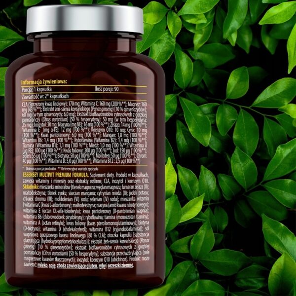 VITAMINS AND MINERALS Premium 26 Ingredients C D3 B COMPLEX MAGNESIUM GINSENG - Image 2