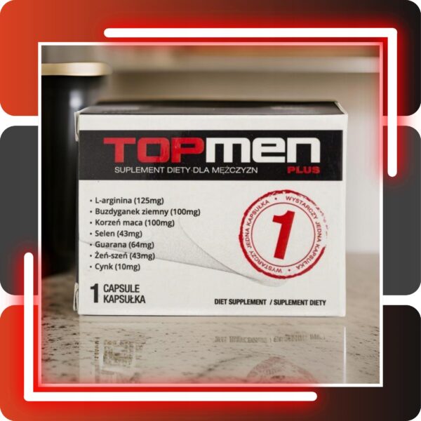 1 x TOP-MEN Libido Sex Erection Tablets Potency Fast Effect Works 24h - Image 5