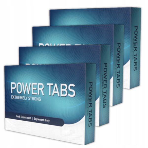 4x TABLETS FOR ERECTION POTENCY POWER-TABS ERECTION STRONG GREATER TESTOSTERONE - Image 1