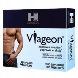 4x VIAGEON Tablets for erectile potency LONG SEX LIBIDO ORGASM ENERGY
