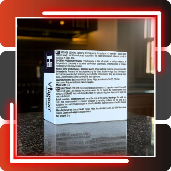 4x VIAGEON Tablets for erectile potency LONG SEX LIBIDO ORGASM ENERGY - Image 6