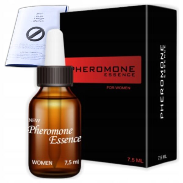 Feromony-Damskie-BEZWONNE-KROPLE-Pheromone-Essence-ORYGINALNE-7-5-ml Women's Pheromones ODORLESS DROPS Pheromone Essence ORIGINAL 7.5 ml - Image 1