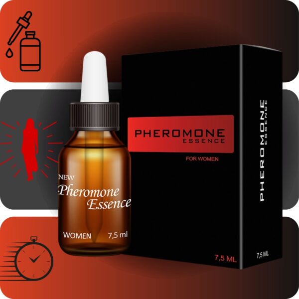 Feromony-Damskie-w-Kroplach-Pheromone-Essence-Bezwonne-MOCNE-7-5-ml-EAN-GTIN-5905884602201 Women's Pheromones in Drops Pheromone Essence Odorless STRONG 7.5 ml - Image 2