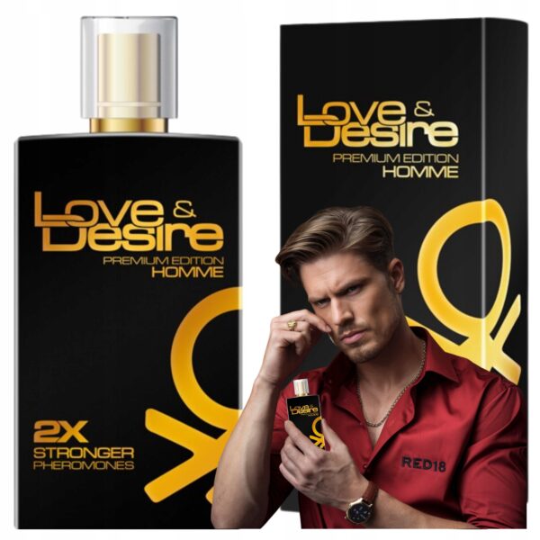 Feromony-Meskie-Perfumy-z-Feromonami-Love-Desire-PREMIUM-100ml-MOCNE Pheromones Men's Perfume with Pheromones Love&Desire PREMIUM 100ml STRONG - Image 1