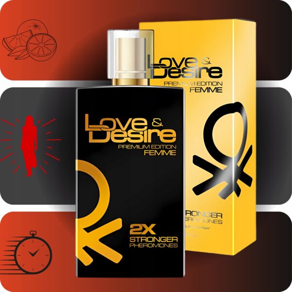 Perfume Women's Fruity Floral Love & Desire Premium 100 ml For Women - Image 2