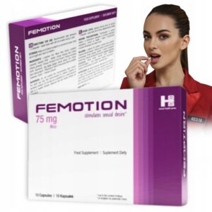 2x Tablets for LIBIDO FOR WOMEN Femotion Strong Orgasm Longer Sex 10 pcs.