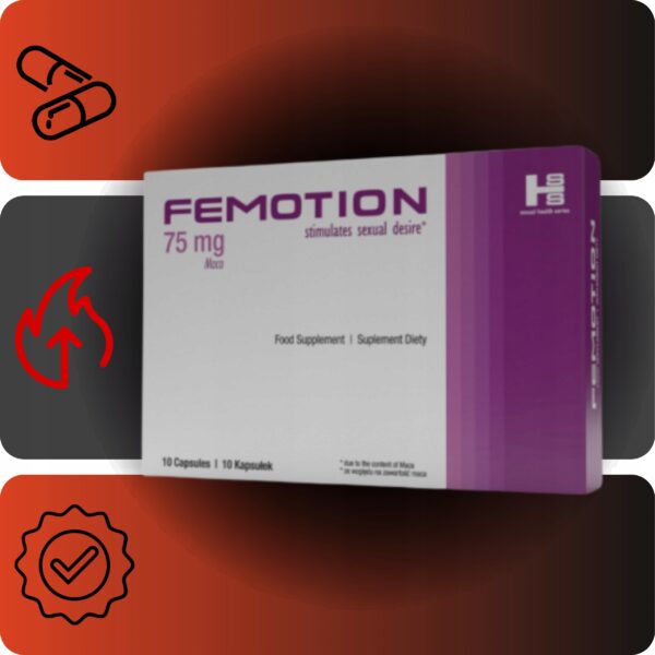 Tabletki-na-LIBIDO-DLA-KOBIET-Femotion-Silny-Orgazm-Dluzszy-Sex-10-KAPSULEK-Kod-producenta-Femotion-10-kaps-publikacja 3x Tablets for LIBIDO FOR WOMEN Femotion Strong Orgasm Longer Sex 10 pcs. (Set of 3) - Image 2
