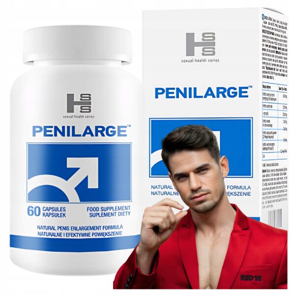 Tablets for ENLARGEMENT THICKENING OF THE PENIS PERMANENTLY Penilarge 120 Capsules - Image 1