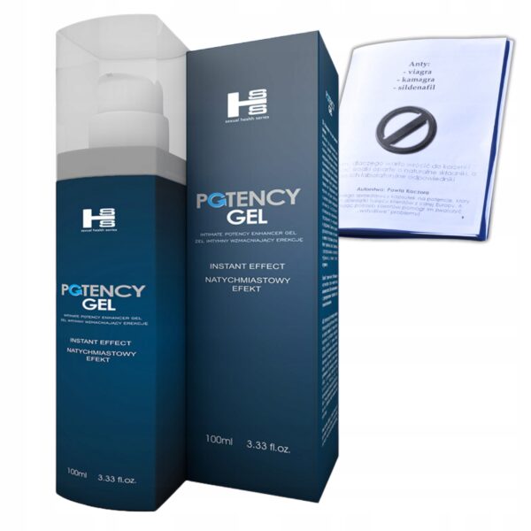 ERECTION GEL Potency Gel 100ml for potency STRENGTHENING ORGASM better sex - Image 1
