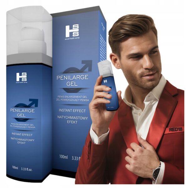 Gel for ENLARGEMENT AND THICKENING OF THE PENIS Penilarge XXL 100ml erection sex - Image 1