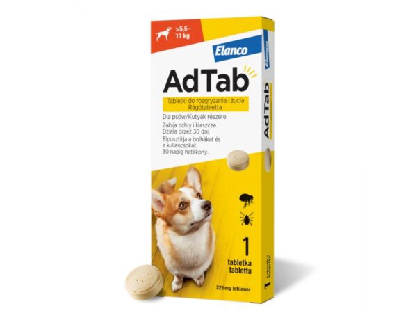 ADTAB TABLETS DOG FLEAS TICKS 90 days 5.5-11kg - Image 3